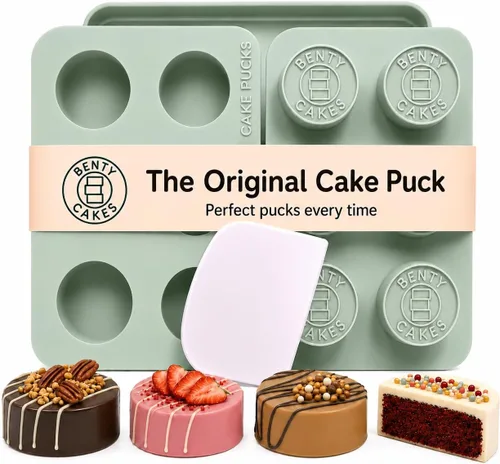 Miniatura 10 de Benty Cakes – El paquete de horneado CakePuck original – ¡Mejor que un Cake Pop! Haz postres cubiertos de chocolate – Silicona libre de BPA