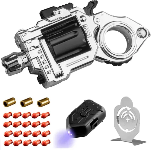 Miniatura 9 de Juguetes de Metal para Girar para Adultos Pistola: Fidget Spinner Juguetes de Girar Geniales para Hombres Anillo de Spinner para Alivio del Estrés