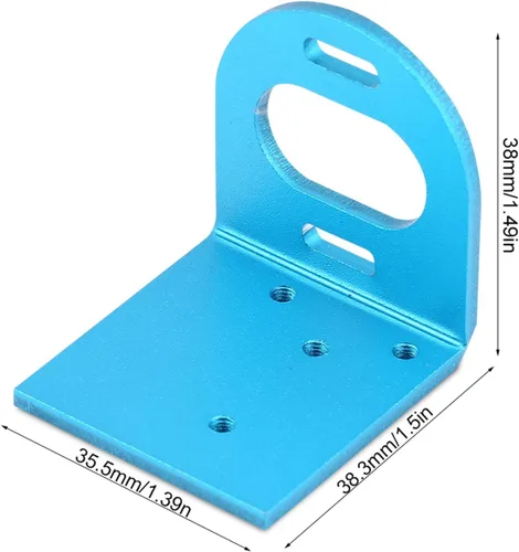 Miniatura 2 de Soporte de montaje de motor de metal ajustable, soporte universal para 540 motores cepillados 3650 3660 sin escobillas, para modelos de automóviles