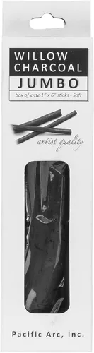 Miniatura 13 de Pacific Arc Artist Vine Charcoal - 4 palitos de carbón suave, negro para dibujar, dibujar y dibujar