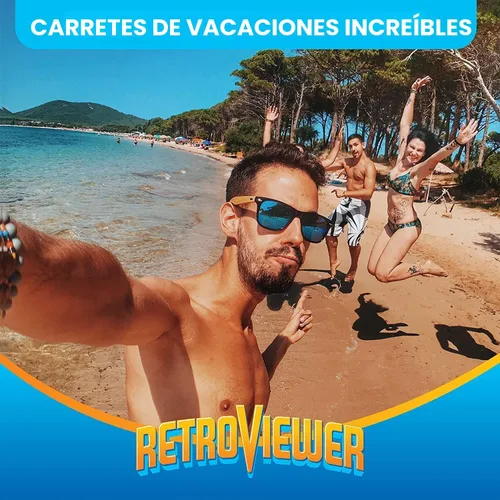 Miniatura 7 de IMAGE3D Retrovisor personalizado con carrete Reel Plus RetroViewer - para niños y adultos, juguetes clásicos, visor de diapositivas, retro, vintage