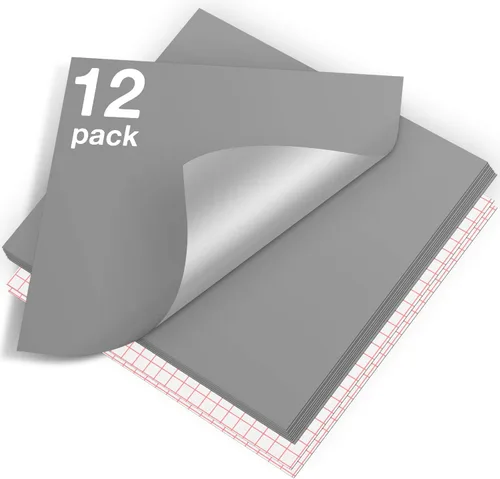 Miniatura 20 de Vinilo para Cricut – Juego de hojas de vinilo adhesivas permanentes – Hojas de vinilo de 12 x 12 pulgadas / 30.48 x 30.48 cm. y hojas de cinta