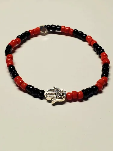 Miniatura 19 de 3 pcs Ilde Cowrie seashell Evil Eye Hamsa Hand Orisha Santeria Pulseras Bracelet Set
