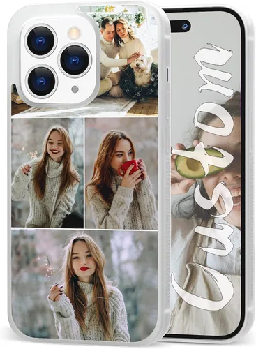 Miniatura 24 de Fundas personalizadas para teléfono con múltiples costuras de silicona, regalo para niñas, mujeres, familiares, amigos, para iPhone 11, 12, 13, 14