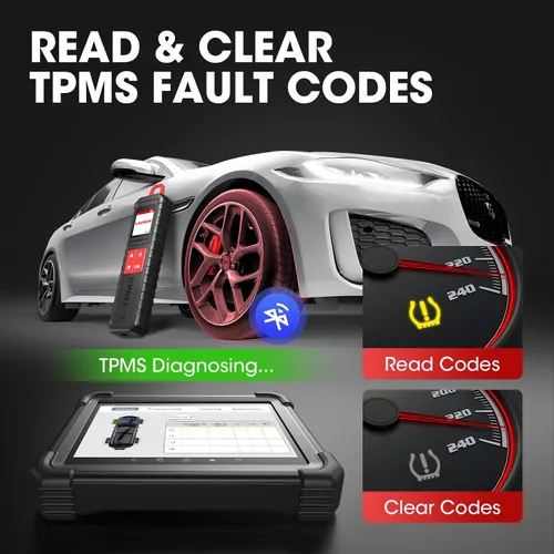 Miniatura 8 de Nueva herramienta de servicio TPMS portátil LAUNCH X-431 i-TPMS TSGUN 2026, reinicio, reinicio y programa, sensores TPMS Funciona con escáner X-431
