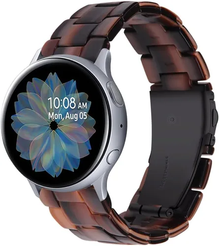 Miniatura 9 de Correas de reloj de resina compatibles con Samsung Galaxy Watch 7/6/5/4/FE 1.575 in 1.732 in, Galaxy Watch 6/4 Classic 1.654 in 1.693 in 1.811 in