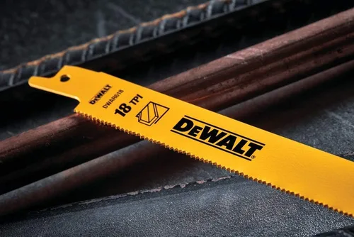 Miniatura 5 de DEWALT DW4811 - Cuchilla recíproca bimetálica de 18 TPI de 6 pulgadas (5 unidades)