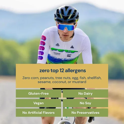 Miniatura 5 de Flow Formulas Mezcla de bebida de resistencia de limón y lima, 30 porciones Top 12 sin alérgenos, carbohidratos y electrolitos en polvo deportivo