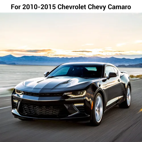 Miniatura 7 de Cubierta de interruptor de elevación de ventana de fibra de carbono Kit de ajuste de botón interior para Chevrolet Chevy Camaro 2010-2015