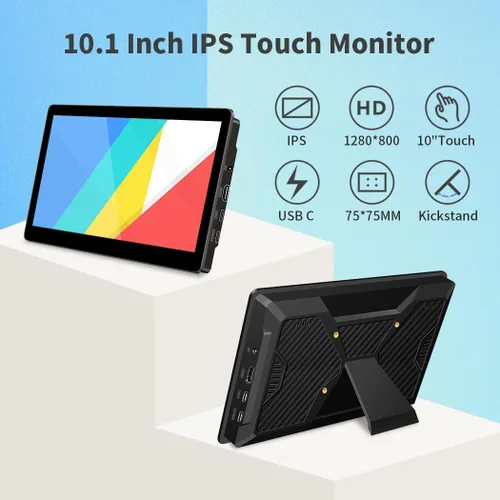 Miniatura 2 de Monitor portátil con pantalla táctil, monitor externo 1080P de 15.6 pulgadas con lápiz óptico MPP incluido, IPS, FHD, 100% sRGB, 400 nits, soporte