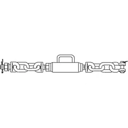 Miniatura 5 de Estabilizador de cadena de control de balanceo de enganche de 3 puntos de ajuste universal 11.75-13.50