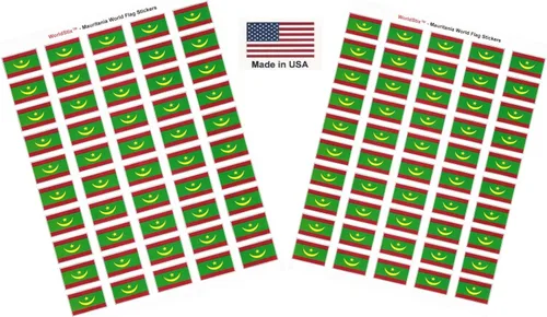 Miniatura 79 de 100 calcomanías de la bandera de Alaska; 1.5" x 1" hechas en Estados Unidos, calcomanías autoadhesivas de la bandera del estado para álbumes