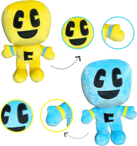 Miniatura 2 de Nuevos juguetes de peluche, relleno de peluche, muñeca de felpa suave, linda almohada, el mejor regalo para niños (azul)