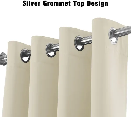 Miniatura 7 de Cortinas opacas para sala de estar y dormitorio, cortinas con aislamiento térmico para oscurecer la habitación, cortinas de techo alto, 72-240
