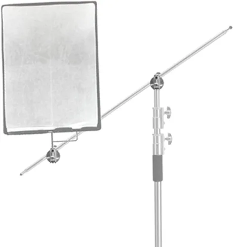 Miniatura 7 de Selens Adaptador de soporte de luz giratorio de 2.5 pulgadas, versátil accesorio de montaje de abrazadera de cabeza resistente con soportes de 4, 8