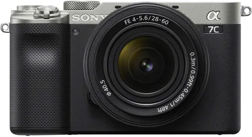 Miniatura 2 de Sony Cámara digital Alpha a7C sin espejo con lente de 1.102-2.362 in (plateado) ILCE7CL/S + tarjeta de memoria de 64 GB + 2 baterías NP-FZ-100 +