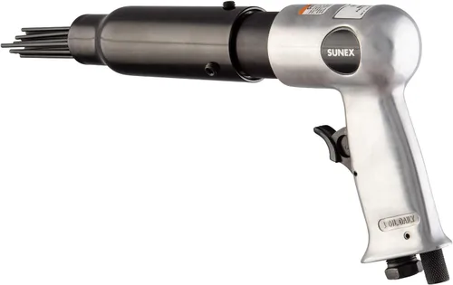 Miniatura 2 de Sunex SX246 - Escalador de agujas con empuñadura de pistola y martillo neumático Ingersoll Rand 114GQC - Juego de cinceles de 3 piezas