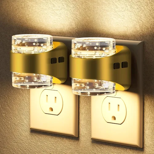 Miniatura 8 de Briignite - Luz nocturna LED enchufable en la pared - Luz nocturna regulable con diseño de burbuja 3000K/4000K/5000K y 3 niveles de brillo