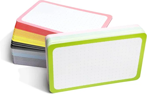 Tarjetas Bullet (tarjetas 3x5 de 11 colores, 200 unidades)