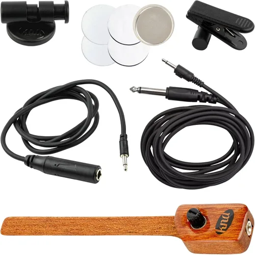 Miniatura 7 de KNA NG-2-7S Pastilla de guitarra flamenca clásica de nailon piezoeléctrico portátil de 7 cuerdas, tono acústico natural, ligera, desmontable