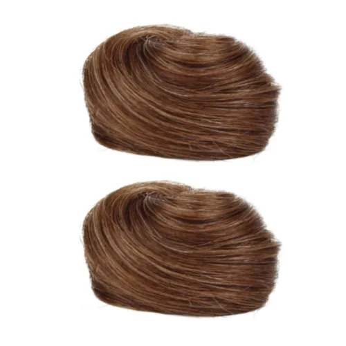 Miniatura 16 de 2 extensiones de moño de cabello, accesorio de peluca, extensiones de cabello rizado y ondulado, extensiones de cabello recogido, extensión de moño