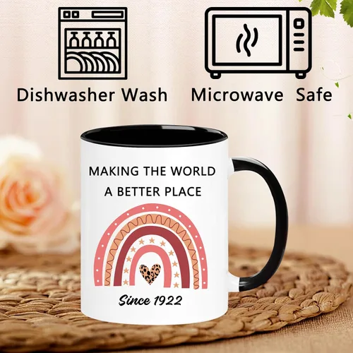 Miniatura 4 de Taza de 104º Cumpleaños, Vintage 1922 Regalos de 104º Cumpleaños para Mujeres, Hombres, Ella, Él, Mamá, Papá, Esposa, Marido, Tía, Tío, Hermana
