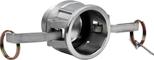 Miniatura 6 de 2 piezas de accesorios de bloqueo de leva de aluminio (1-1/2 pulgada Parte B) accesorios de manguera de ranura de leva, adaptador macho hembra NPT