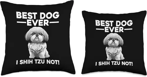 Miniatura 3 de Shih Tzu Gift Shih Tzu Lover Accessories & Clothes Almohada de diseño divertido para hombres, mujeres, niños, amantes de los perros, Shih Tzu, 16 x