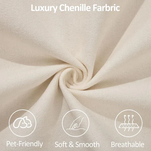 Miniatura 6 de Sillas decorativas modernas de mediados de siglo, silla de oficina de felpilla beige para recepción, silla de club tapizada para sala de estar