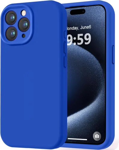 Miniatura 243 de LOVE 3000 Compatible con Funda para iPhone 15, [Cámara de Cobertura Completa de Silicona Suave] [Protección contra Caídas de 8 pies], Forro de Negro