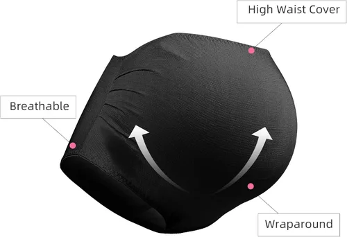 Miniatura 5 de MOMATE Ropa interior de maternidad sobre golpes de cintura alta cobertura completa ropa de maternidad para mujer