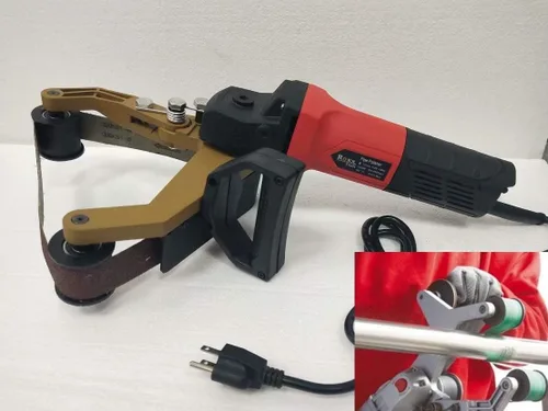 Pulidor profesional de tubo de acero inoxidable 1000 W, amoladora de lijadora de uso en seco húmedo velocidad variable 3 pares adicionales de
