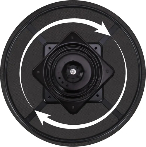 Miniatura 4 de Kit de base giratoria reclinable de 24 pulgadas, soporte de anillo de silla resistente con placa giratoria de rodamiento de bolas de 360 grados