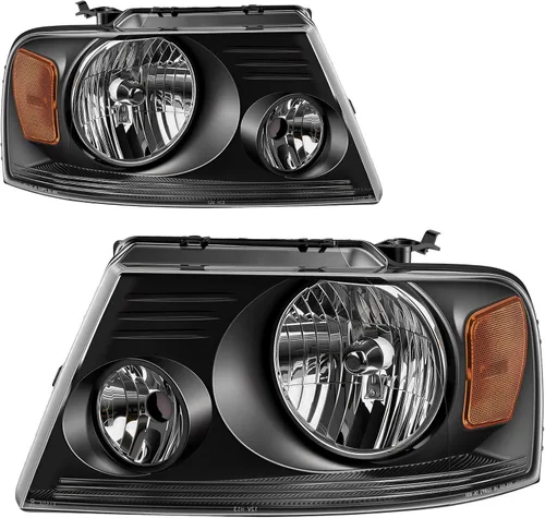 AUTOSAVER88 Conjunto de faros delanteros compatible con Ford F150 F-150 2004 2005 2006 2007 2008/Lincoln Mark LT 2004-2008/2006-2008 lado del