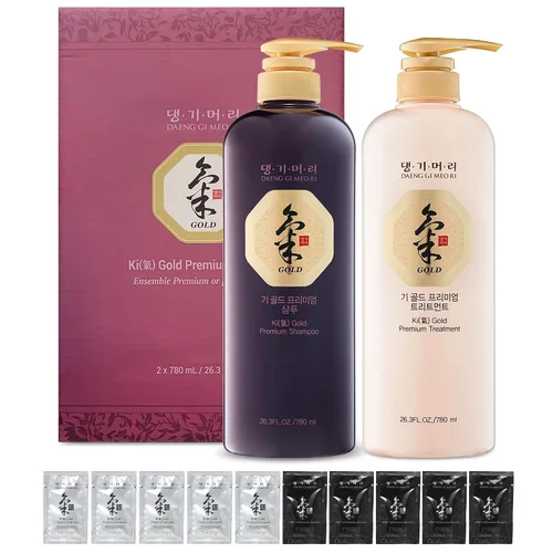Miniatura 5 de DAENG GI MEO RI - Juego de champú, tratamiento y bolsa de viaje Ki Gold Premium (bolsa de 0.3 fl oz)