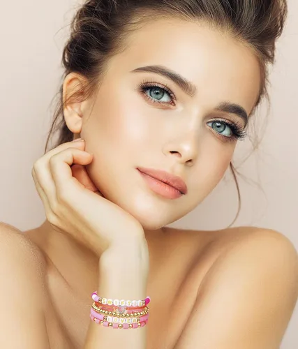 Miniatura 5 de DEXKWEN Taylor Lover Swifitie Superstar Fearless - Pulsera para borrar música, verano, playa, bohemio, juego de pulseras multicolor para mujeres