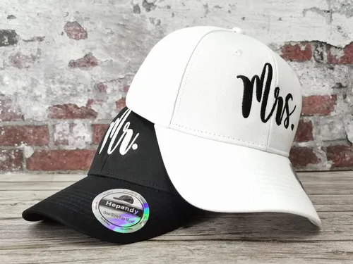 Miniatura 3 de Hepandy Mr Mrs Mom Dad Captain First Mate Mama and Mini Sombreros de béisbol
