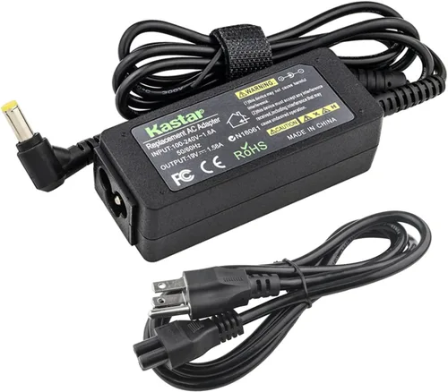 Kastar Adaptador de CA, fuente de alimentación 19V 1.58A 30W para Acer Aspire One ZG5 ZG8 A110 A150 D250 D150 A150-1006 530 AOA530 ZHG ZA3 ZE6 Z5WAH