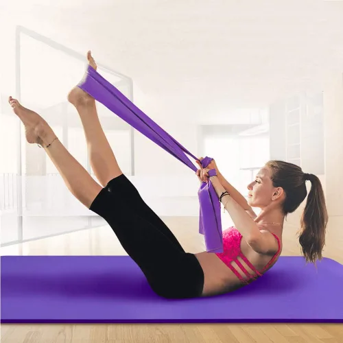 Miniatura 2 de Bandas de resistencia, bandas elásticas de ejercicio para entrenamiento en casa, terapia física, recuperación, yoga, pilates, entrenamiento