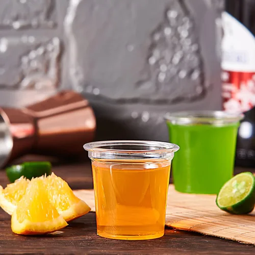 Miniatura 2 de Lilymicky Paquete de 1000 vasos de chupito de plástico de 1 oz, vasos desechables transparentes de 1 onza para vodka, whisky, tequila, mini