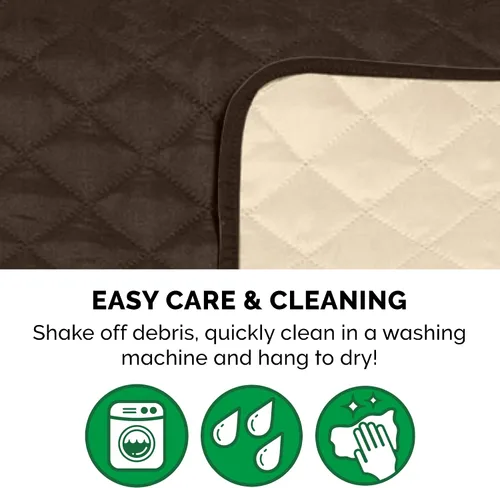 Miniatura 11 de Furhaven Protector de silla reversible y resistente al agua para perros, gatos y niños, funda acolchada Pinsonic de dos tonos para muebles de sala