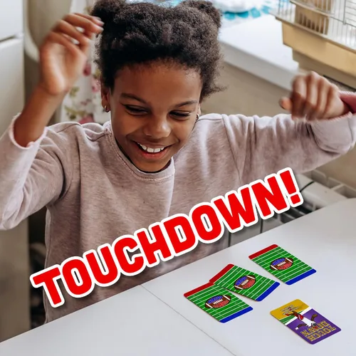 Miniatura 7 de Fourth Down Juego de cartas de fútbol para niños y familias Juego deportivo de ritmo rápido para niños de 8 a 12 años Regalo de cumpleaños