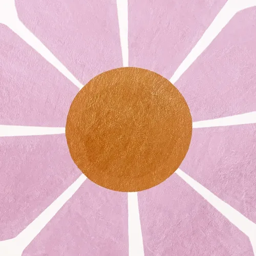 Miniatura 4 de USTIDE Alfombra redonda grande en forma de flor de 63 pulgadas, alfombra circular rosa para dormitorio, sala de estar, alfombra floral lavable