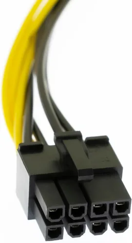 Miniatura 4 de Cable de alimentación de GPU para tarjeta de video de 4 pines dual Molex a ATX de 8 pines 8.6'' 22cm Molex dual a 8 pines