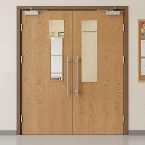 Miniatura 25 de RYB HOME 2 Paneles Cubierta de Ventana de Puerta de Aula, Persianas Opacas para Ventanas y Puertas de Aula Cubierta Persianas de Confinamiento