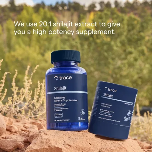 Miniatura 5 de Trace Minerals Shilajit Cápsulas - Suplemento Shilajit para el bienestar diario - Apoyo a la inmunidad - Energía, salud cerebral y apoyo a