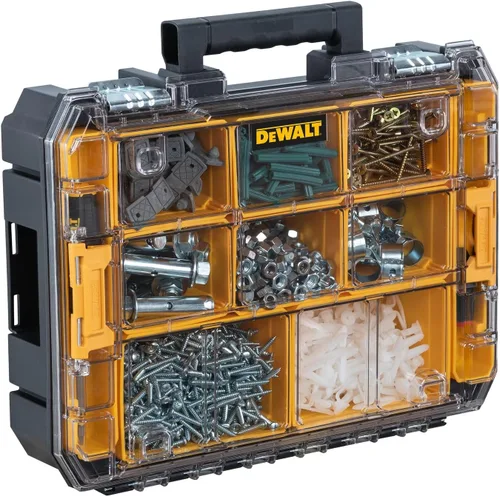 Miniatura 4 de DEWALT TSTAK - Organizador de herramientas, piezas pequeñas y caja de herramientas organizadora de tornillos con compartimentos extraíbles
