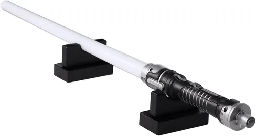 Miniatura 5 de WANLIAN Vitrina de madera del escritorio del escaparate de Katana del soporte de exhibición del sable de luz, exposición horizontal de las espadas