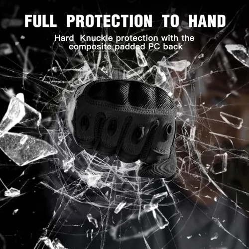 Miniatura 3 de FREE SOLDIER Guantes de exterior para hombres, guantes de motocicleta para ciclismo, senderismo, camping, escalada, guantes de airsoft