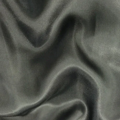 Miniatura 27 de 60 pulgadas de ancho - por The Yard - Tela de satén nupcial Charmeuse para bodas, ropa, manualidades, decoración, disfraces (Negro, 1 yarda)